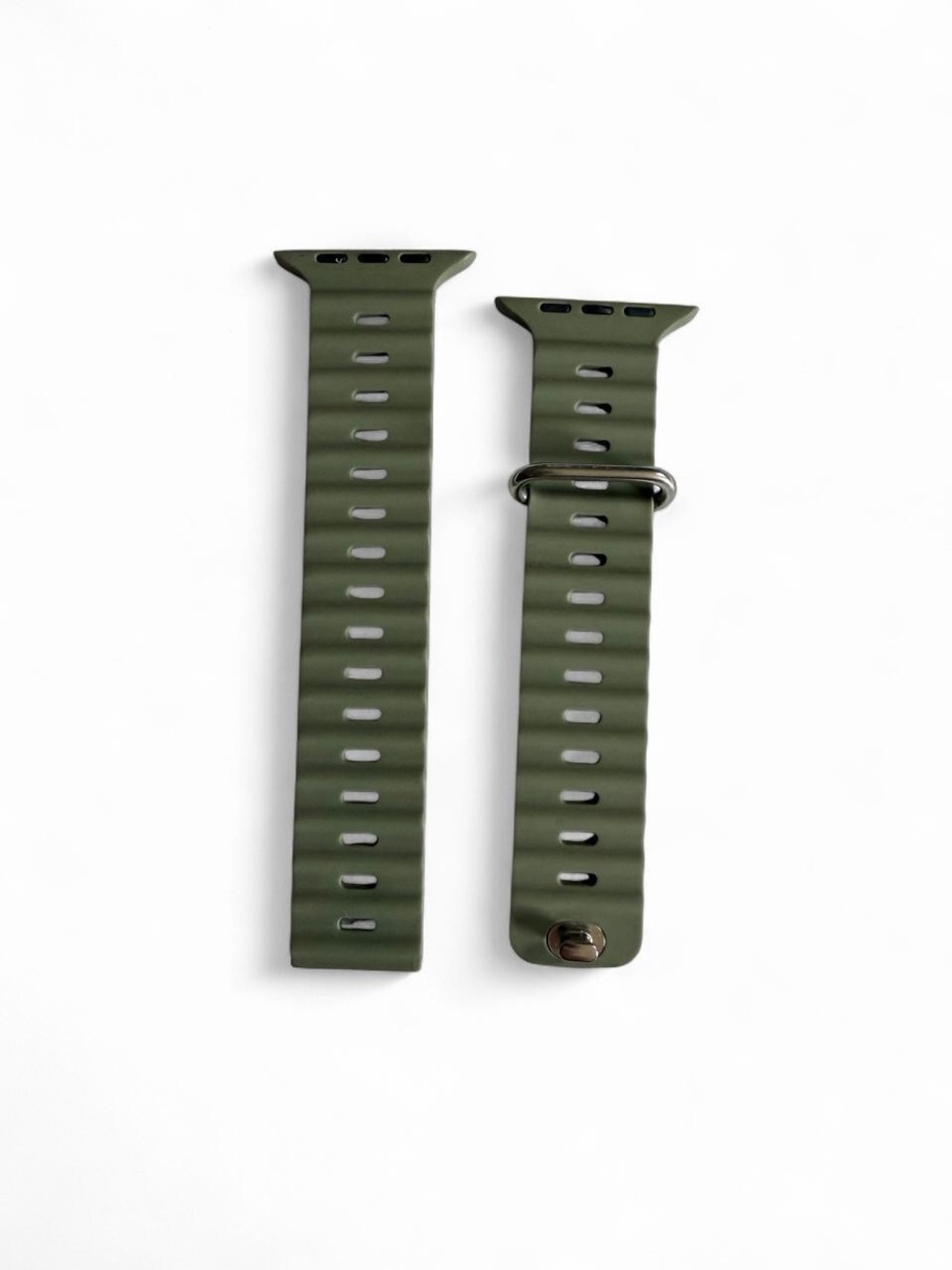 NWOT Olive Green Silicone Watch Band Compatible With Apple Watch Ultra